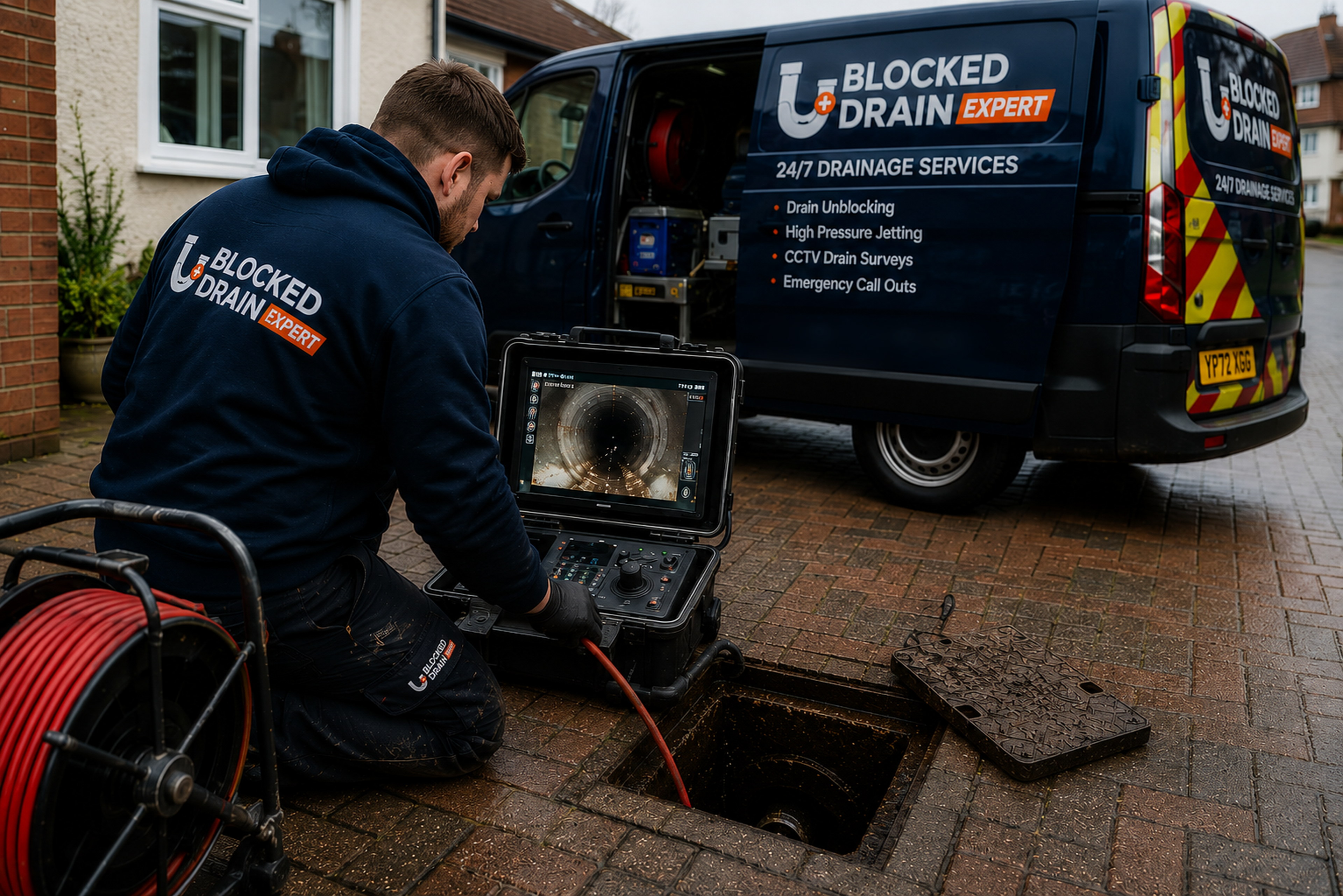 Blocked Drain Expert CCTV drain survey van
